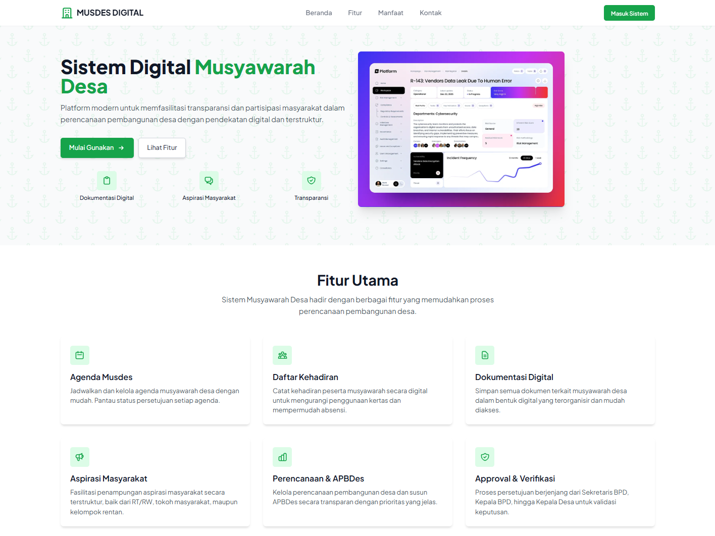 Sistem Digital Musyawarah Desa
