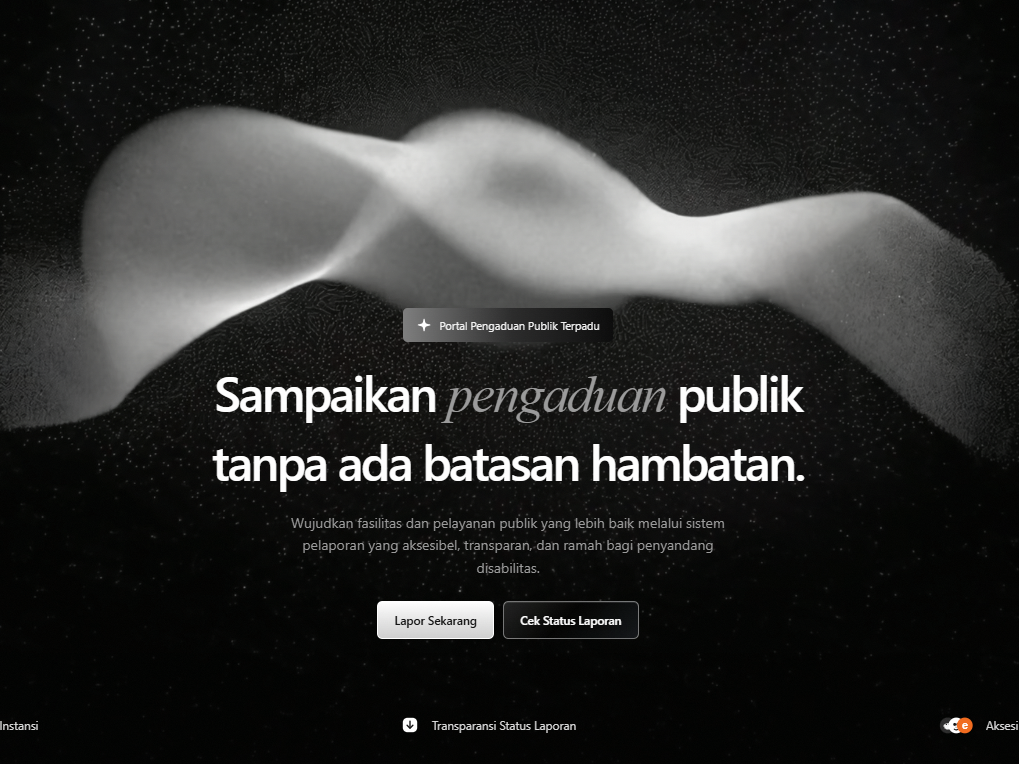 Portal Pengaduan Publik Terpadu